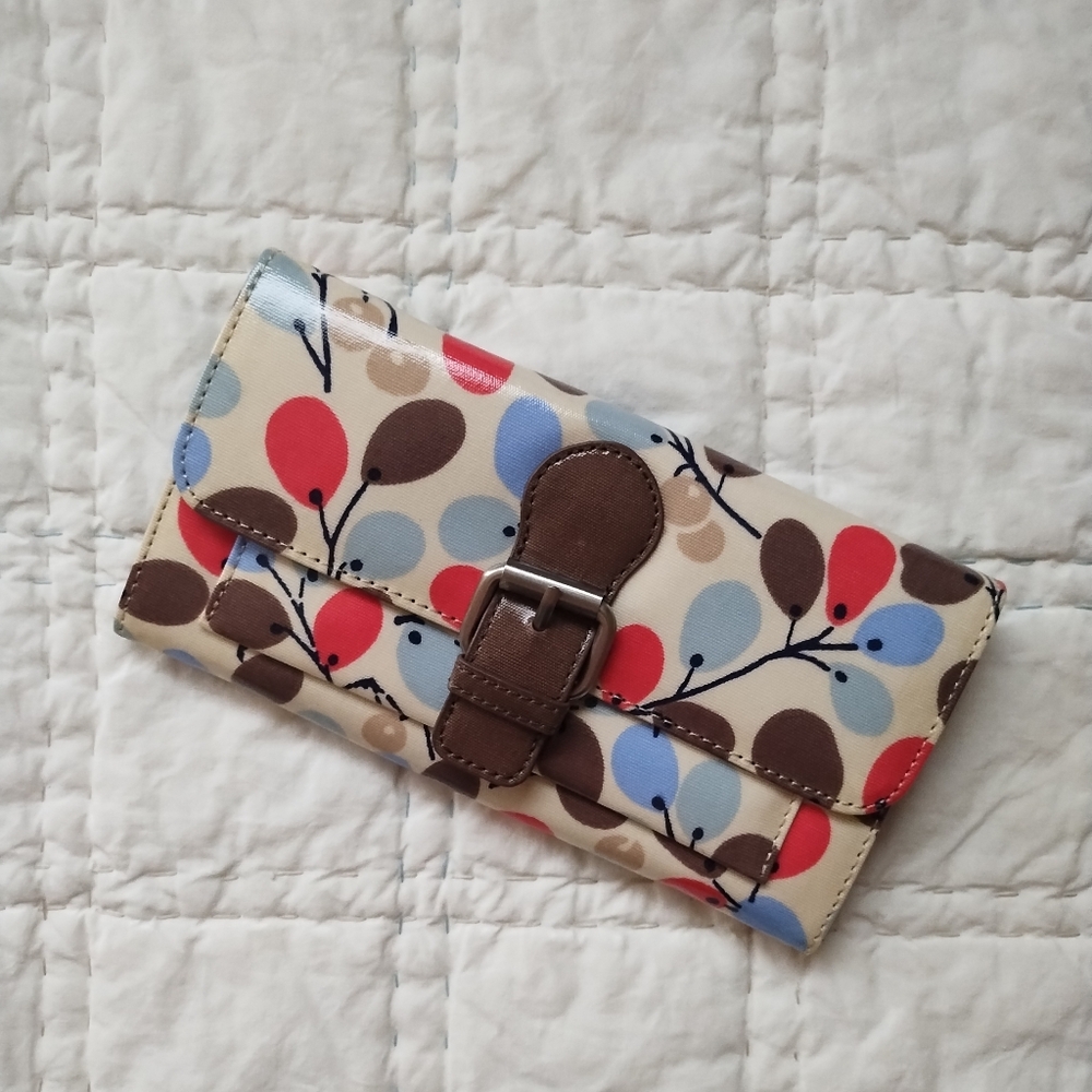 Boden Multicolor Leaf Pattern Wallet - image 1